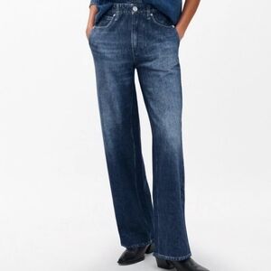 3369 Rag & Bone Miramar Wide-Leg Pants Cotton Terry Sz Small